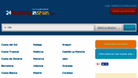 What 24propertyinspain.com website looked like in 2016 (7 years ago)