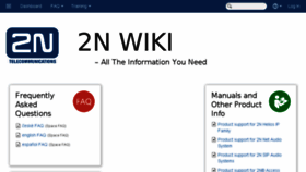 What 2nwiki.2n.cz website looked like in 2017 (7 years ago)