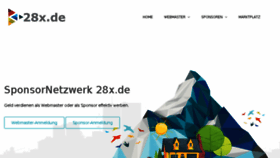 What 28x.de website looked like in 2017 (7 years ago)