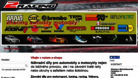 What 2racing.cz website looked like in 2017 (6 years ago)