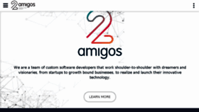 What 2amigos.us website looked like in 2017 (6 years ago)