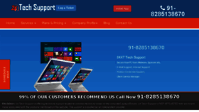 What 24techsupport.in website looked like in 2017 (6 years ago)