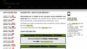 What 24soccertips.com website looked like in 2017 (6 years ago)