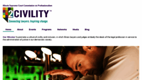 What 2civility.org website looked like in 2017 (6 years ago)