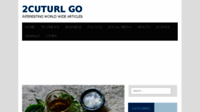What 2cuturl.com website looked like in 2017 (6 years ago)