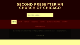 What 2ndpresbyterian.org website looked like in 2017 (6 years ago)