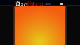 What 247patience.com website looked like in 2017 (6 years ago)