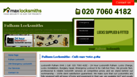 What 24h-locksmith-fulham.co.uk website looked like in 2017 (6 years ago)