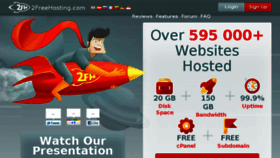 What 2freehosting.com website looked like in 2017 (6 years ago)