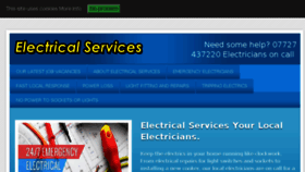 What 247electrician.info website looked like in 2017 (6 years ago)