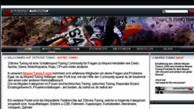 What 2stroke-tuning.com website looked like in 2017 (6 years ago)