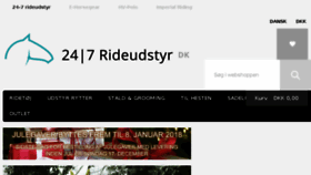 What 24-7rideudstyr.dk website looked like in 2018 (8 years ago)