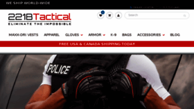 What 221btactical.com website looked like in 2018 (6 years ago)