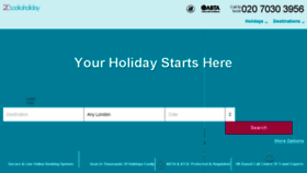 What 2bookaholiday.com website looked like in 2018 (6 years ago)