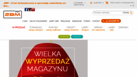 What 2bm.pl website looked like in 2018 (6 years ago)