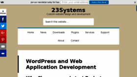 What 23systems.net website looked like in 2018 (6 years ago)