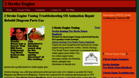 What 2strokeengine.net website looked like in 2018 (6 years ago)