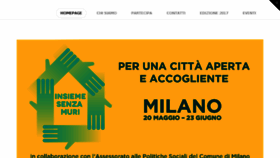 What 20maggiosenzamuri.it website looked like in 2018 (6 years ago)