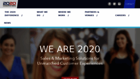 What 2020companies.com website looked like in 2018 (5 years ago)