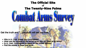 What 29palmssurvey.com website looked like in 2018 (5 years ago)