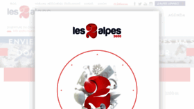 What 2alpes.com website looked like in 2018 (5 years ago)