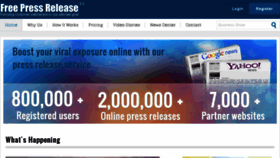 What 273738.free-press-release.com website looked like in 2018 (6 years ago)