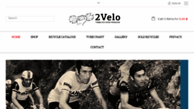 What 2velo.com website looked like in 2018 (5 years ago)