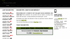 What 24soccertips.com website looked like in 2018 (5 years ago)