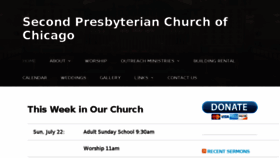 What 2ndpresbyterian.org website looked like in 2018 (5 years ago)