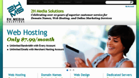 What 2hmedia.com website looked like in 2018 (5 years ago)