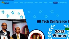 What 247hrm.com website looked like in 2018 (5 years ago)