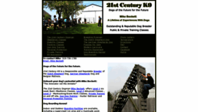 What 21stcenturyk9.com website looked like in 2018 (5 years ago)