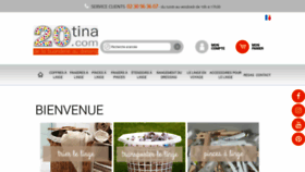 What 20tina.com website looked like in 2018 (5 years ago)