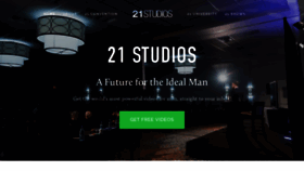What 21studios.com website looked like in 2018 (5 years ago)