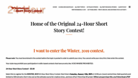 What 24hourshortstorycontest.com website looked like in 2018 (5 years ago)