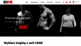 What 2xme.pl website looked like in 2018 (5 years ago)