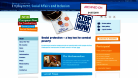 What 2010againstpoverty.eu website looked like in 2019 (5 years ago)