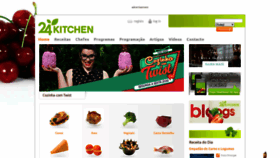 What 24kitchen.pt website looked like in 2019 (5 years ago)