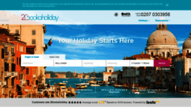 What 2bookaholiday.com website looked like in 2019 (5 years ago)