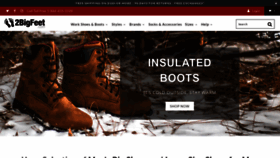 What 2bigfeet.com website looked like in 2019 (6 years ago)
