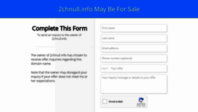 What 2chnull.info website looked like in 2019 (5 years ago)