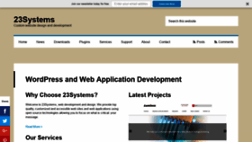 What 23systems.net website looked like in 2019 (5 years ago)