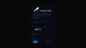 What 2tracks.ws website looked like in 2019 (4 years ago)