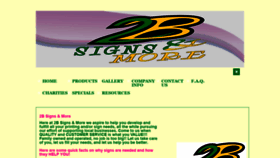 What 2bsigns.com website looked like in 2019 (4 years ago)