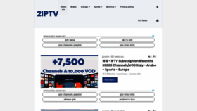 What 2iptv.com website looked like in 2019 (4 years ago)