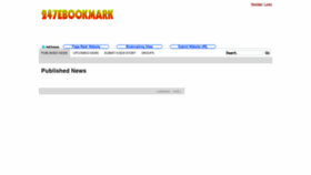 What 247ebookmark.com website looked like in 2019 (4 years ago)