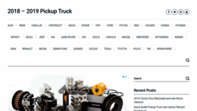 What 2017pickuptruck.com website looked like in 2019 (4 years ago)