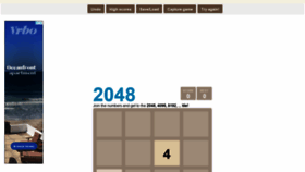 What 2048tile.co website looked like in 2019 (4 years ago)