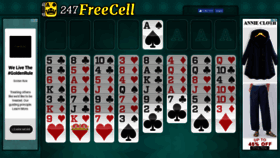 What 247freecell.com website looked like in 2019 (4 years ago)