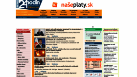 What 24hod.sk website looked like in 2019 (6 years ago)